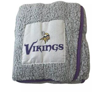 Northwest NFL Minnesota Vikings Two Tone Soft Sherpa Throw Blanket 50" x 60" New